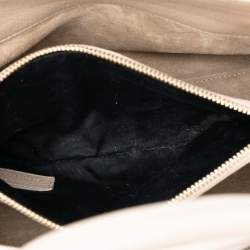 Pre Owned Saint Laurent Paris Brown Baby Leather Sac de Jour Satchel