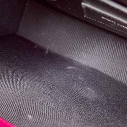 Pre Owned حقيبة سان لوران باريس كيت بشرّابة على سلسلة وردية جلد كروكو منقوش