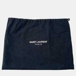 Pre Owned حقيبة سان لوران باريس كيت بشرّابة على سلسلة وردية جلد كروكو منقوش