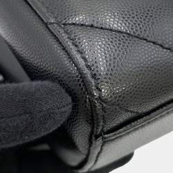 Pre Owned Saint Laurent Tribeca Black Leather Chain Shoulder Bag