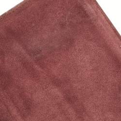 مملوكة مسبقًا حقيبة كلتش ساينت لوران ليين واي جلد عنابي