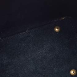 Pre Owned Saint Laurent Le 37 Mini Black Leather Bucket Bag