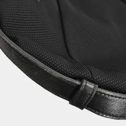 Pre Owned Saint Laurent Mombasa Medium Black Nylon Hobo Bag