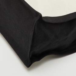 Pre Owned Saint Laurent Rive Gauche Large Beige Canvas Leather Tote