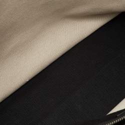 Pre Owned Saint Laurent Rive Gauche Large Beige Canvas Leather Tote