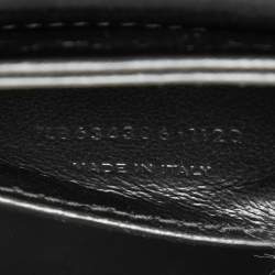 مملوكة مسبقًا Saint Laurent Paris Black Small Calfskin Solferino Satchel In Box