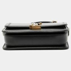 مملوكة مسب قًا Saint Laurent Paris Black Small Calfskin Solferino Satchel In Box