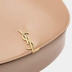 Pre Owned Saint Laurent Paris Brown Mini Calfskin Voltaire Top Handle Bag in Box