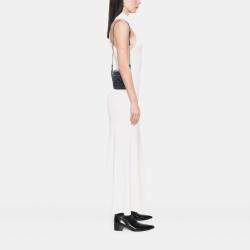 Pre Owned Saint Laurent Paris Black Grain de Poudre Quilted 80s Vanity Bag