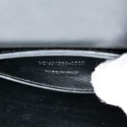 Pre Owned Saint Laurent Paris Black Small Calfskin Solferino Satchel In Box