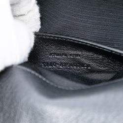 مملوكة مسبقًا حقيبة كلية سان لوران باريس فرو المهر الأزرق بطبعة الفهد