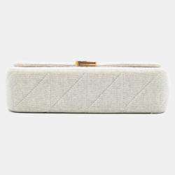 مملوكة مسبقًا حقيبة كروس بودي سان لوران باريس جيمي باتشوورك صوف جيرزي متوسطة بنية