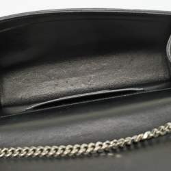 مملوكة مسبقًا Saint Laurent Kate Medium Black/Silver Star Suede Shoulder Bag