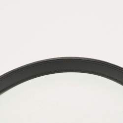 Pre Owned حقيبة كتف سان لوران باريس لو 5 آ 7 جلد سوداء صغيرة