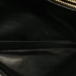 Pre Owned محفظة بسلسلة سان لوران كاساندر جلد ماتلاسيه أحمر