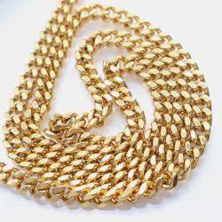 Pre Owned Saint Laurent Cassandre Matelasse Medium Grained Calfskin Leather Wallet On Chain Bag