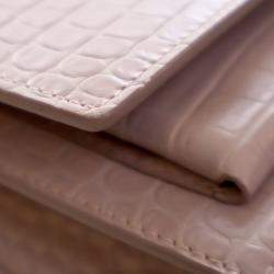 مملوكة مسبقًا Saint Laurent Sunset Mini Crocodile Embossed Leather Shoulder Bag