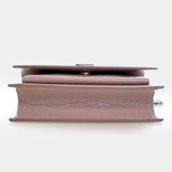 مملوكة مسبقًا Saint Laurent Sunset Mini Crocodile Embossed Leather Shoulder Bag