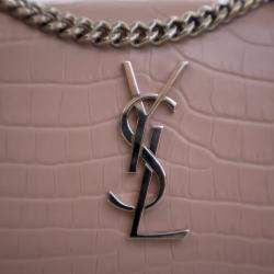مملوكة مسبقًا Saint Laurent Sunset Mini Crocodile Embossed Leather Shoulder Bag