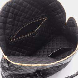 مملوكة مسبقًا Yves Saint Laurent Giant Boston Bag Leather Black