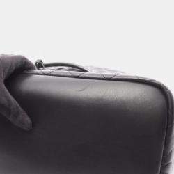 مملوكة مسبقًا Yves Saint Laurent Giant Boston Bag Leather Black