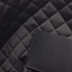 مملوكة مسبقًا Yves Saint Laurent Giant Boston Bag Leather Black