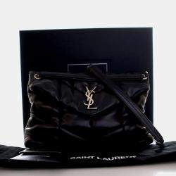 Pre Owned Saint Laurent Medium Lambskin Loulou Puffer Bag