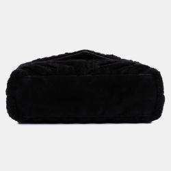 Pre Owned حقيبة كتف سان لوران باريس لولو شيرلينغ سوداء وسط