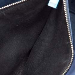 مملوكة مسبقًا Saint Laurent Sac De Jour Baby Navy Blue Leather Tote