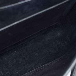 Pre Owned Saint Laurent Kaia Small Black Leather Shoulder Bag