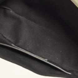 Pre Owned Saint Laurent College Medium White Matelassé Leather Bag