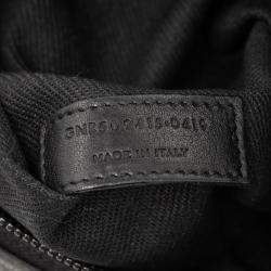 Pre Owned Saint Laurent Paris Black Canvas Rive Gauche Tote