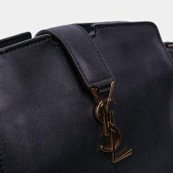مملوكة مسبقًا Saint Laurent Paris Black Toy Leather Monogram Cabas