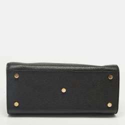 Pre Owned Saint Laurent Classic Sac De Jour Small Black Leather Tote