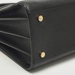 Pre Owned Saint Laurent Classic Sac De Jour Small Black Leather Tote