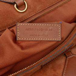 Pre Owned Saint Laurent Paris Brown Leather Y Tote