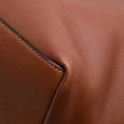 Pre Owned Saint Laurent Paris Brown Leather Y Tote