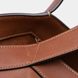 Pre Owned Saint Laurent Paris Brown Leather Y Tote