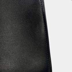 Pre Owned Saint Laurent Paris Baby Cabas 2Way Bag Black Leather