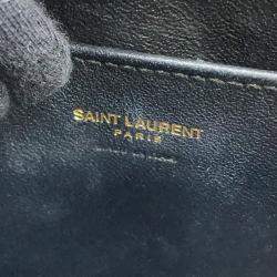Pre Owned Saint Laurent Paris Baby Cabas 2Way Bag Black Leather