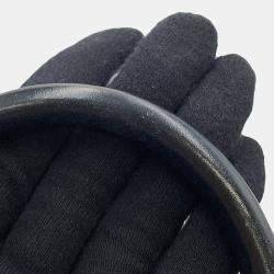 Pre Owned Saint Laurent Paris Baby Cabas 2Way Bag Black Leather