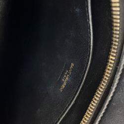 Pre Owned Saint Laurent Paris Baby Cabas 2Way Bag Black Leather