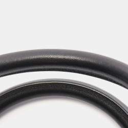 Pre Owned Yves Saint Laurent Saint Laurent Paris Rear Duffle Handbag Leather Black