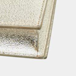 Pre Owned Saint Laurent Ysl Logo Kate Tassel Fringe Crossbody Chain Shoulder Bag In Gold Leather