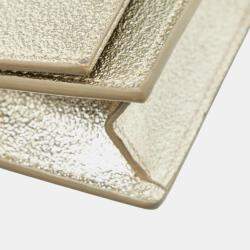 Pre Owned Saint Laurent Ysl Logo Kate Tassel Fringe Crossbody Chain Shoulder Bag In Gold Leather