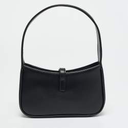 مملوكة مسبقًا حقيبة كتف سان لوران باريس لو 5 آ 7 جلد سوداء صغيرة