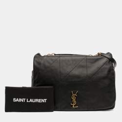 مملوكة مسبقًا Saint Laurent Paris Black Large Quilted Lambskin Jamie 4.3 Shoulder Bag