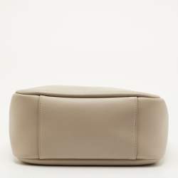 Pre Owned حقيبة كتف سان لوران لو 5 إلى 7 جلد بيج ناعم صغيرة