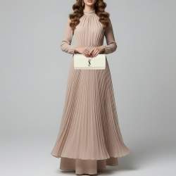 Pre Owned Saint Laurent Cassandre White Leather Clutch