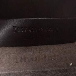 Pre Owned Yves Saint Laurent Brown Leather Small Downtown Tote